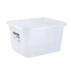 10x 15L Clear Plastic Storage Box Stackable Container Organizer Kitchen Wardrobe