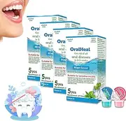 OralHeal Jelly Cup Mouthwash Restoring Teeth and Mouth to Health, Oral Heal Mouthwash, OralHeal Mouthwash, Oral Health Mouthwash, Clear Bad Breath and Clean Teeth Fresh Breath (4pcs)