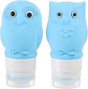 SOESFOUFU 2pcs Bottle Refillable Travel Containers Travel Cosmetics Bottle Small Shampoo Bottles Balm Leak Travel Bottles Owl Bottle Cosmetic Travel Containers Kit Sprayer Blue