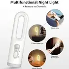 Motion Sensor LED Night Light Rechargeable Flashlight Emergency Camping Lights