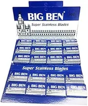 100 Big Ben Super Stainless Steel Razor Blades