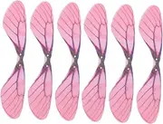 NUOBESTY 50pcs Handmade Simulated Dragonfly Wings Earring Decor Supplies for DIY Jewelry
