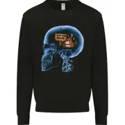 Sh!t For Bains Funny Offensive Dopey Dumb Kids Sweatshirt Jumper