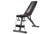Powertrain Adjustable Incline Decline Exercise Bench Resistance Bands