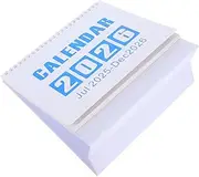 AUTSUPPL 2026 Taiwanese Calendar Monthly Planner Daily Weekly Schedule 2026 Standing Calendar Planner for Men Schedule Book Desk Calender White Paper