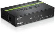 5-Port Mini Gigabit Switch, TEG-S50g, GREENnet Technology, NDAA + TAA Complia...