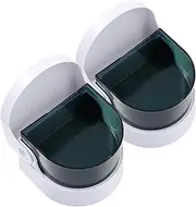 Ipetboom 2pcs Retainer Washing Machine Mini Jewelry Maintaining Equipment Portable Jewelry Cleaner High Frequency Vibration Time-saver