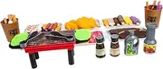 KOMBIUDA 1Set Grill Pretend Play Kitchen for Boys and Educational Roast Meat for Imaginative Play Birthday Present and Learning Tool