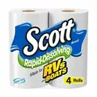 SCOTT 47617 Rapid-Dissolving Toilet Paper - 4 Rolls