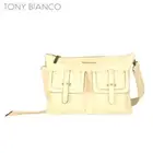 TONY BIANCO SAND SHOULDER HANDBAG WOMENS LADIES GIRLS STUDENT FASHION BAG NEW