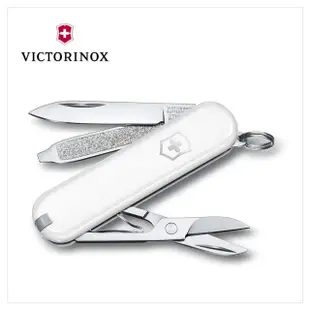 【VICTORINOX 瑞士維氏】Falling Snow 經典7用瑞士刀款 58mm/白色(0.6223.7G)