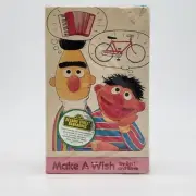 Sesame Street Bankbooks "Make A Wish" By Bert & Ernie Vintage NOS RARE