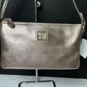 Stone Mountain Bonded Leather Trifecta Iwalk Purse Crossbody Rose Gold