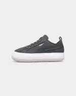 [PUMA] Puma Women's Suede Mayu Ebony/puma White - Size 6 6 Ebony-puma Whit