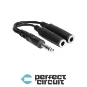 Hosa YPP-118 1/4" TRS to Dual TRSF Adapter ADAPTER - NEW - PERFECT CIRCUIT