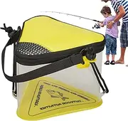 Live Bait Bucket,Folding Live Fish Bait Storage Bucket with Aeration Hole - Portable Transparent Organizer for Shrimp and Minnow