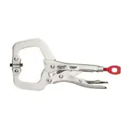 Milwaukee Locking Pliers C-Clamp 6 in Torque Lock Forged Alloy Steel Swivel Jaws