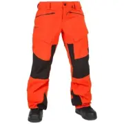 Brand New Womens 2024 Volcom V.CO AT Stretch Gore-Tex Pant Orange Shock Size S