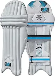 Gunn & Moore GM Cricket Batting Pads | Ben Stokes Diamond 404 | Traditional Cotton & Cane | Extra Small Adult Left Handed | Approx 2.24 kg per Pair | 1 Pair | White