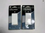 Set of 2 GE 3-Way Paddle Wall Switches