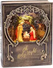 Christmas Snow Globe with Musical Nativity Scene, Nativity Snow Globe Christian