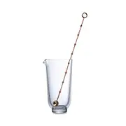 Nude Glass Hepburn Mixing Glass with Stirrer