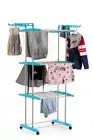 KK Gadgets Heavy Duty Stainless Steel Foldable Cloth Drying Stand/Clothes Stand