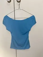 SUPRE Wide Neck Blue Low Back Size XS