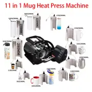 220V Heat Press Sublimation Transfer Machine for 1.5OZ-32OZ Mugs Skinny Tumblers