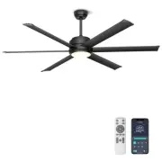 Ceiling Fan with Lights - 60" Industrial Fan Remote & APP Control, Dimmable, ...