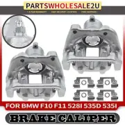 2x Rear Brake Calipers w/ Bracket for BMW F10 F11 528i 535i 2011-2016 535d 14-16 (for: BMW)