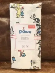 NEW Pottery Barn Kids Dr. Seuss Toddler Sheet Set, Horton, Lorax, Cat in the Hat