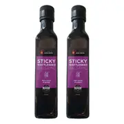 2x Australian Bush Spices Sticky Wattleseed Balsamic Vinegar Bottle 250ml