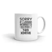 Thinking About My 740I XDRIVE Car Lovers Vehicle Model Coffee Tea Ceramic Mug