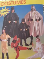 8334 McCalls SEWING Pattern Halloween Super-Hero Costumes Star Wars Style Batman