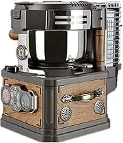 Coffee Roaster Machine, Electric Coffee Beans Roaster, Vintage Coffee Bean Dryer, 3 Baking Modes, 8 Baking Gears, 24 Combinations, Precise Temperature Control Low Noise