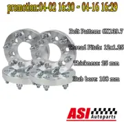 4* 25mm 6 studs Aluminum Wheel Spacers Fit Nissan Patrol GQ GU 6X139.7 12X1.25