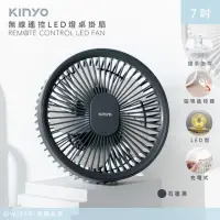 在飛比找momo購物網優惠-【KINYO】充插兩用7吋USB風扇壁扇DC扇掛扇循環扇/U