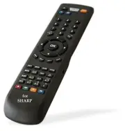Remote Control for GB036WJSA SHARP TV Models: LC32LE345X, LC-32LE345X
