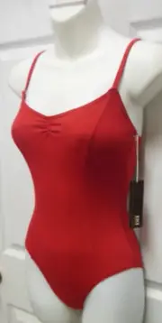 Bloch Princess Seamed Camisole Leotard Red Large adult Ladies L3227