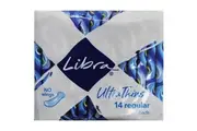 Libra 14 Regular Ultra Thins No Wing Absorbent Pads Feminine Hygiene Liner