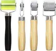 4pcs Car Sound Roller, Car Audio Sound Deadener Application Interior Accessories Metal Installation Tool Seam Roller