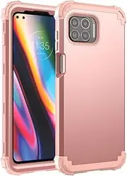 Phone Protection Designed Compatible with Motorola Moto ONE,Moto G Plus 5G Case,Three-in-one TPU+PC Protective Case Silicone Ultra Slim Shockproof Protective Phone Case, Military-Grade Drop Protectio