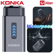 KONKA Electric Shaver Mini LCD Razor Portable Cordless Beard Trimmer Clipper USB