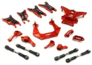 Red CNC Machined Suspension Upgrade Kit for Traxxas 1/10 Nitro Slash 2WD