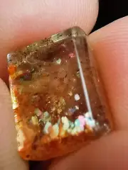 Rainbow golden Sunstone cut and polished 14