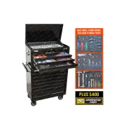 SP Tools 417Pcs Sumo Custom Series Toolkit Plus Bonus Eva Trays Metric/SAE Black