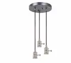 Three Light Mini Pendant Aged Bronze Craftmade Lighting Jeremiah CPMKB-3ABZ AM3