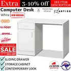 Artiss Computer Desk Drawers Storage Laptop Table Desktop Home PC Stand White AU