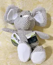 GoDog Chew Guard LARGE CHECKERS ELEPHANT Plush Pet Dog Toy New -FREE SHIPPING-